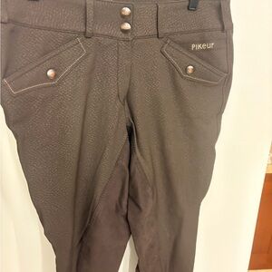 Pikeur Women's Brown, Fulk seat, regular length Riding Pants